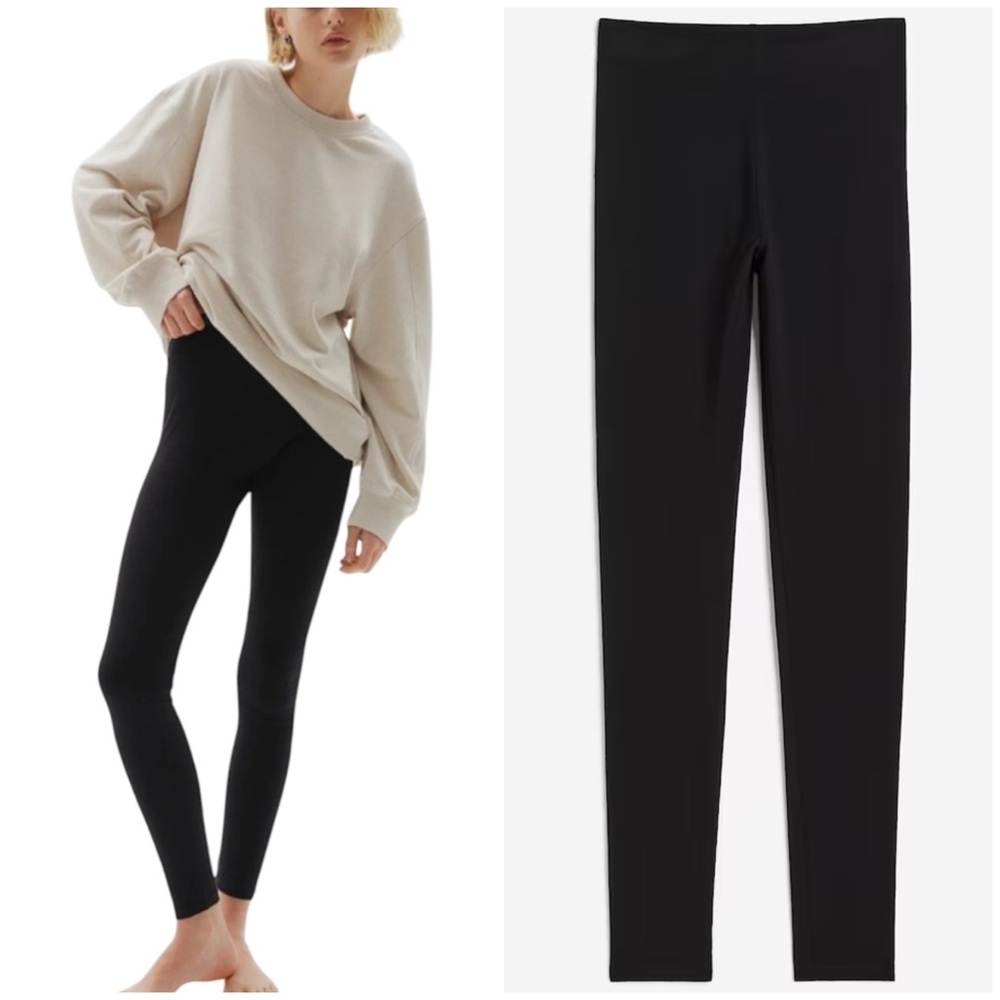 NWOT | H&M Divided - Cotton Jersey Elastic Waist Leggings | Women’s XS, Black